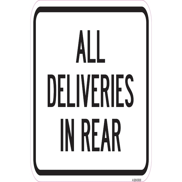 Signmission Safety Sign, 12 in Height, Aluminum, 18 in Length, 25310 A-1218-25310 - main